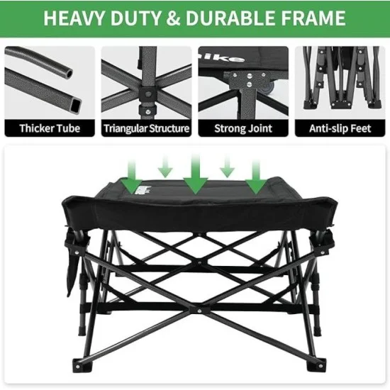 Naturehike Folding Bed - Black (190*70*36)